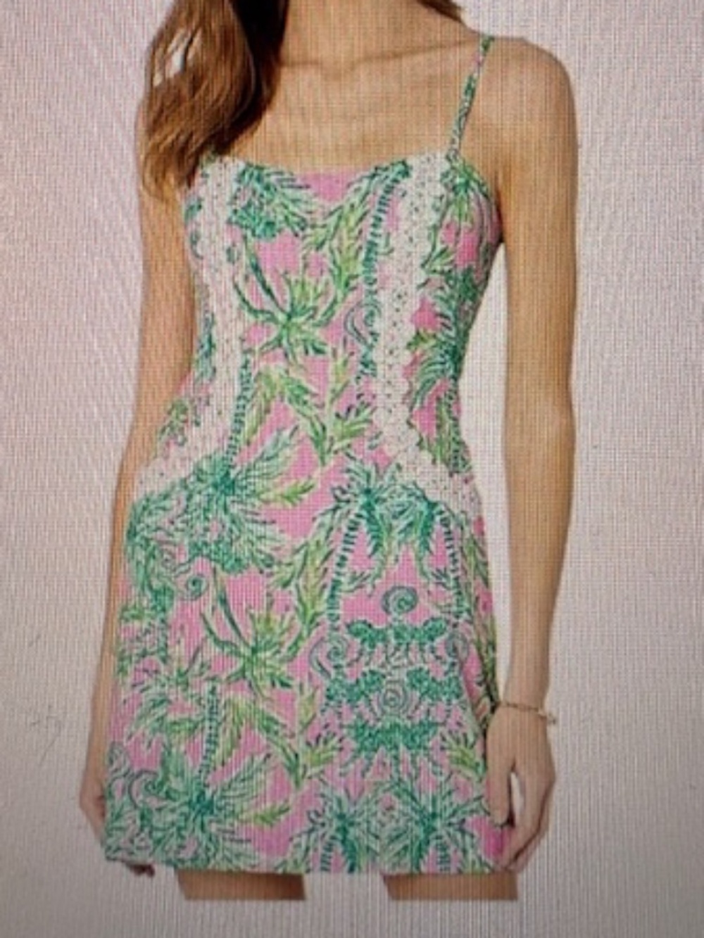 EUC Lilly Pulitzer Shelli Shift Dress Prosecco Pink Hanging Around, 4